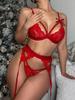 Sexy Lingerie Porno Women Plus Size Underwear Erotic Sleepwear Bra Set Lace Lenceria Sexi Female Baby Doll Nightwear Exotic