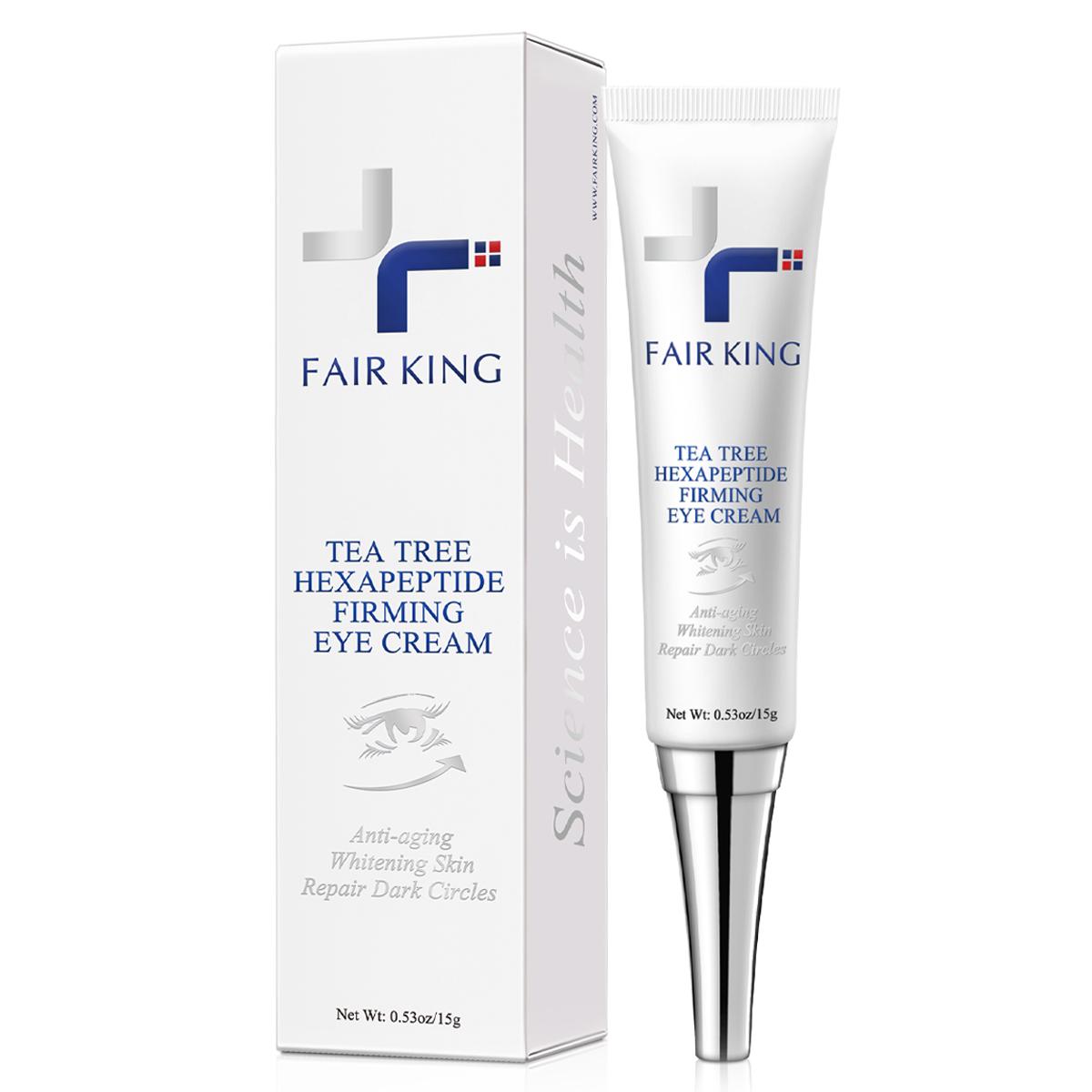 

Крем для глаз FAIRKING с чайным деревом, отбеливающий, против старения, для плотной кожи и черных кругов под глазами, против отечности, уход за глазами 1pcs