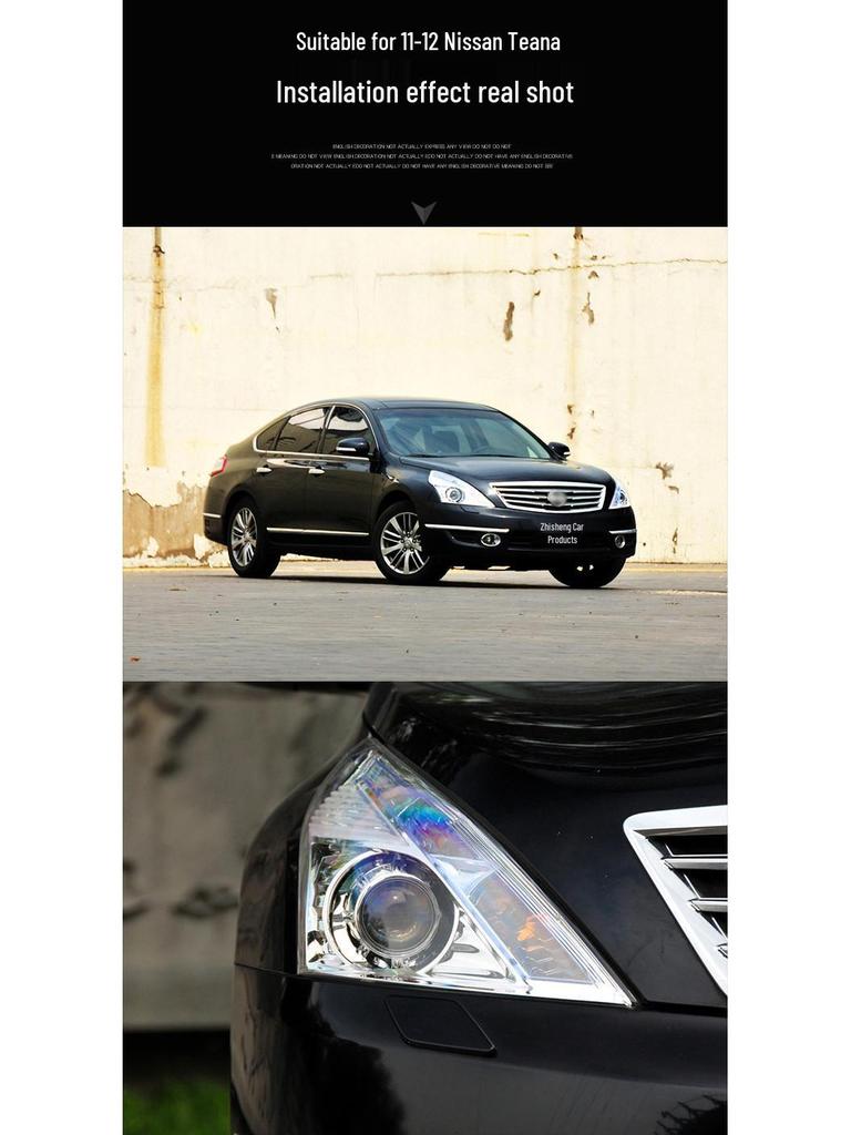 Teana Headlight Cover 2011-2012 Transparent Lamp Shade/Shell/Face