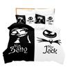 Animation Cartoon Digital Printing Bedding Christmas Eve Fright Polyester Cotton Microfiber Duvet Set Three-Piece Set