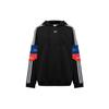 adidas Originals Men's Black Color-Block Sleeve Hoodie ED7173