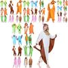Unisex Lion Cosplay Costume Adult Onesie Jumpsuit Soft And Cozy Lounge Wear