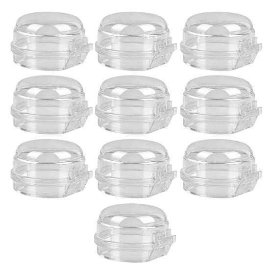 4/5/6/10Pcs Stove Knob Safety Cover Heat Resistant Dustproof Baby Proof Universal Kitchen Oven Lock Gas Stove Knob Safety Guard Protector