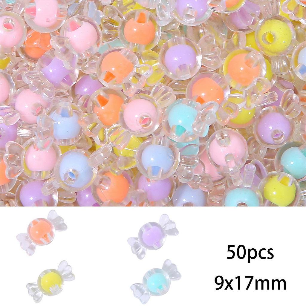 Frosted Acrylic Round Beads for DIY Jewelry and Beading Accessories
