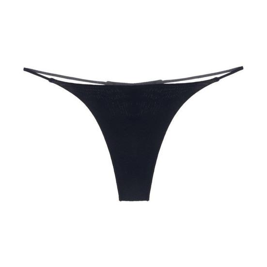 Seksowne stringi G dla kobiet Oddychające T-Back Cienki pasek Bielizna Niska talia Miękkie rozciągliwe Prowokacyjne majtki