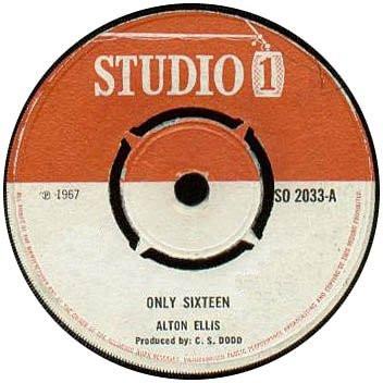 

7inch Record HEPTONES Only Sixteen SO2033 Studio One 1967 UK Reggae Ska Dub Used