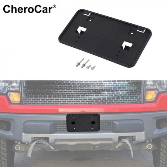 Front Bumper Mounting  License Plate Holder For 2010-2014 Ford F150 SVT Raptor