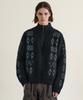 HELEMENT Yukon Pattern Jacquard Knit (Navy)