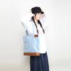 Denim Shoulder Bag College Student Bag Tote Bag Women's Bag Large Capacity Canvas Bag