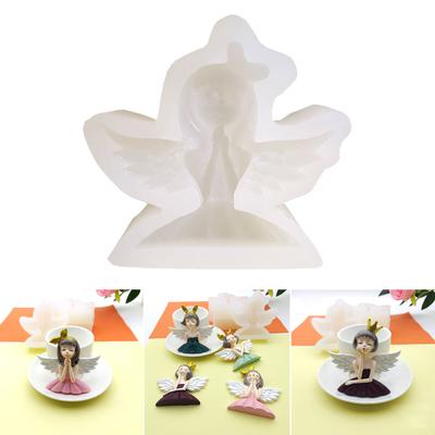 Wing Angel Princess Cake Mold Fondant Cake Food Grade Silicone Mould Baking Tools Sugar Mold Chocolate Fondant Mold