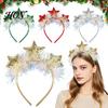 Star Headband for Party with Sparkly Sequins, 3D Glitter Crown Hair Hoop Accessories Women Christmas New Year Birthday, Decoration, Festive