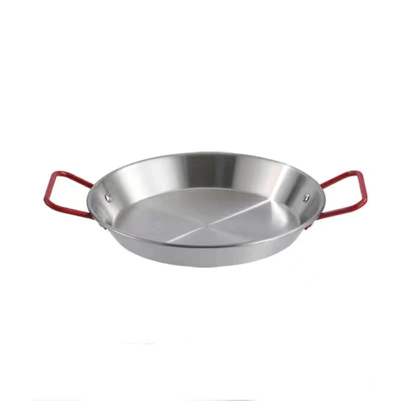 Golden Double-Ear Stainless Steel Seafood & Crayfish Hot Pot with Spanish Fried Chicken Plate
