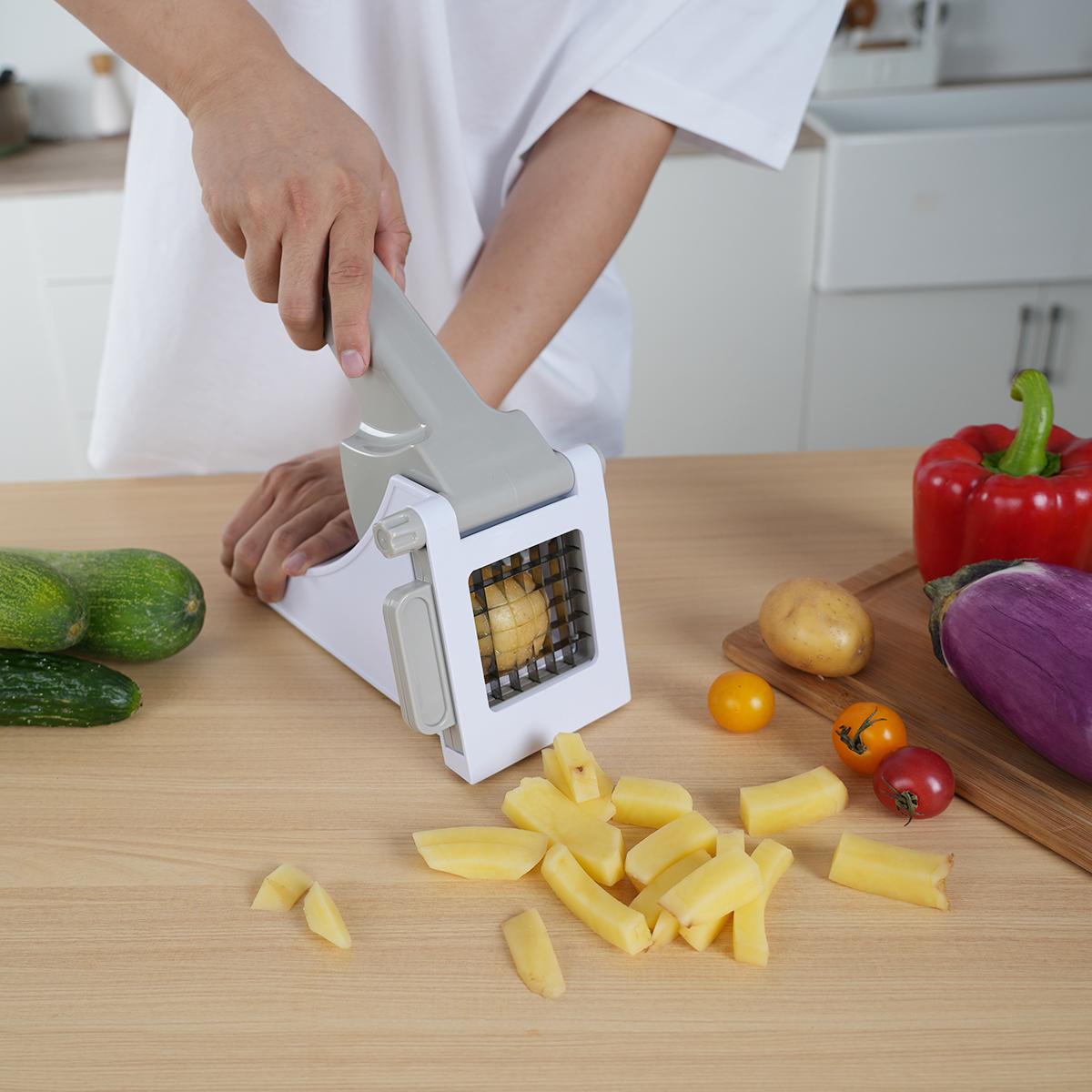 Kitchen Gadgtes Salad Tool Multifunction Plastic Onion Garlic Vegetable Grater Cutter Fruit Food Slicer Dicer белый