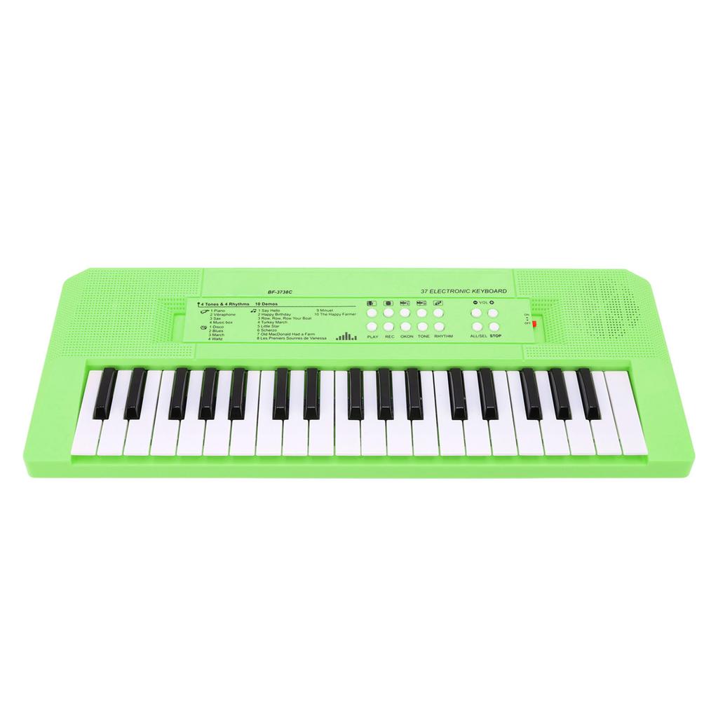 Electronic Piano Keyboard Children 37 Keys Keyboard Piano Educational Instrument Toy with Microphone