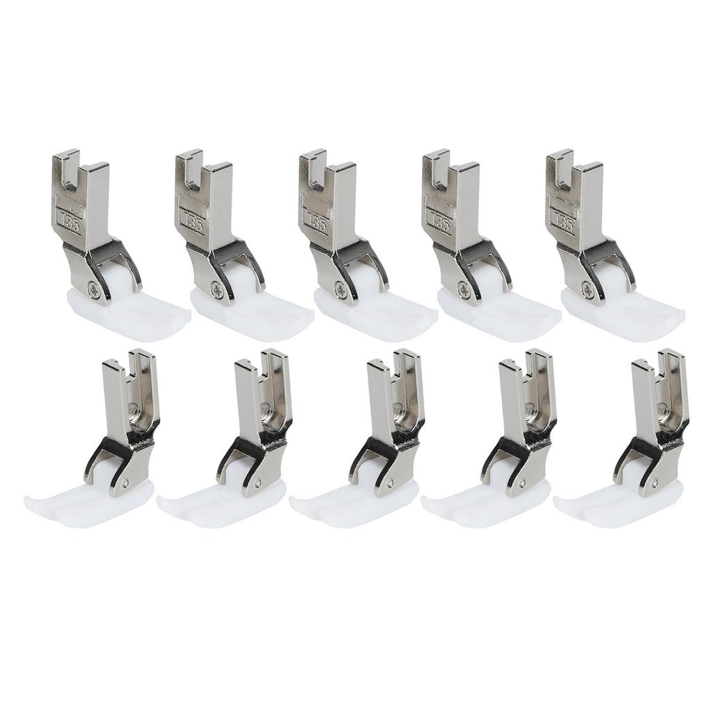 10Pcs Presser Foot Craft Supplies Industrial Sewing Machine Plastic Accessories T350