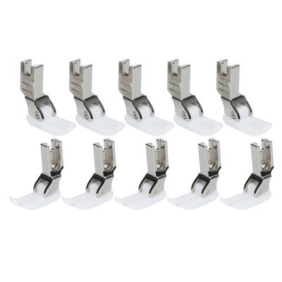 10Pcs Presser Foot Craft Supplies Industrial Sewing Machine Plastic Accessories T350