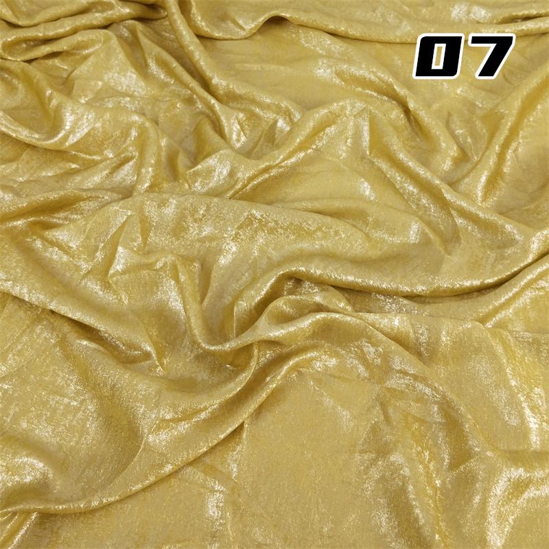 100*150cm Shiny Hot Stamping Stretch Luster Fabric For Diy Sewing Wedding Dress Hanfu Upholstery Sofa Curtain Background Cloth