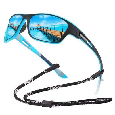 Fashion Sports Sunglasses With Chain Men Women Brand Designer Retro Sun Glasses Cycling Climbing Fishing UV400 Eyewear