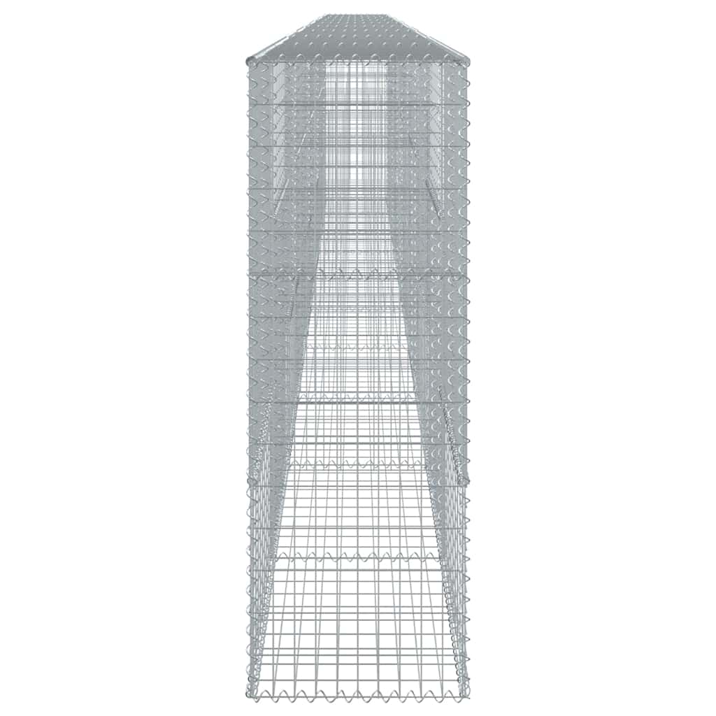 Gabion with Lid 1000x50x150 Cm Galvanized Iron