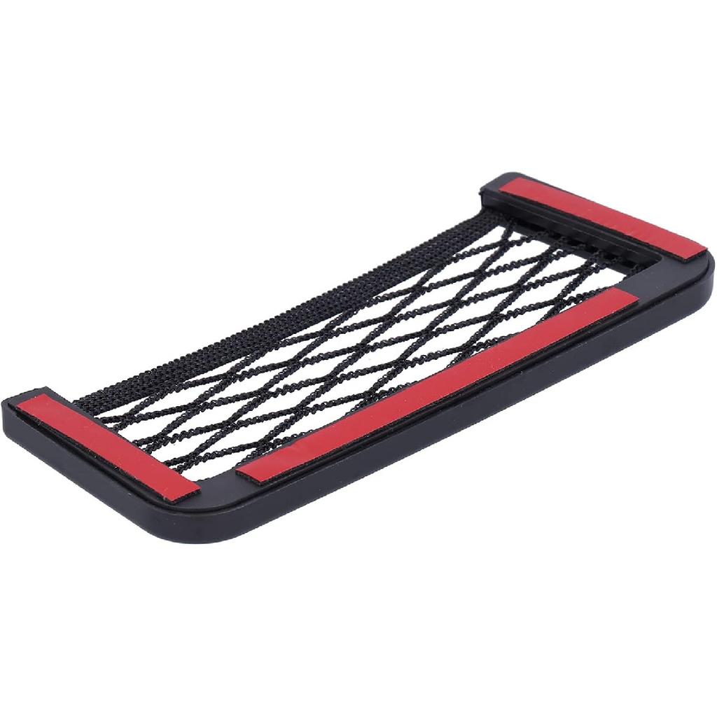 Car Mesh Organizer, Large ABS Nylon Storage Net Pocket with Reinforced Edges Auto Trunk Seat Side Organizer for Vehicle RV Boat Interior Organization