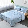FangEn Ice Silk Washed Bed Sheet & Mat 3-Piece Set