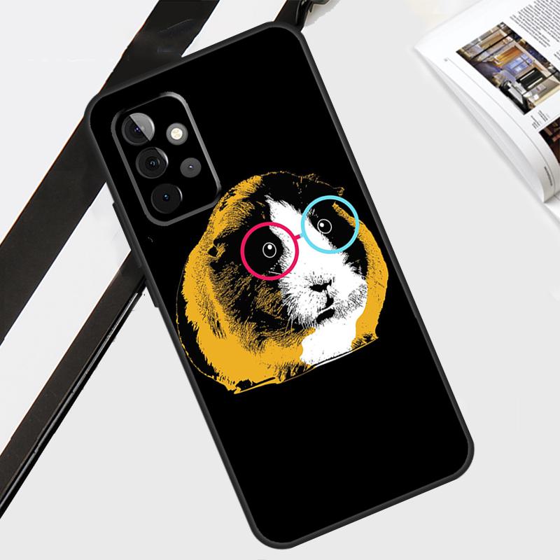 Funny Guinea Pig Case For Samsung Galaxy A55 A35 A15 A56 A36 A26 A16 A06 A54 A34 A14 A12 A22 A32 A52 A13 A53
