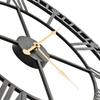 VidaXL Vintage Wall Clock Quartz Movement Metal Living Room Pendulum Clock 50645