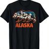 Vintage Alaska Souvenirs Berg Bär Tierwelt Souvenir T-Shirt