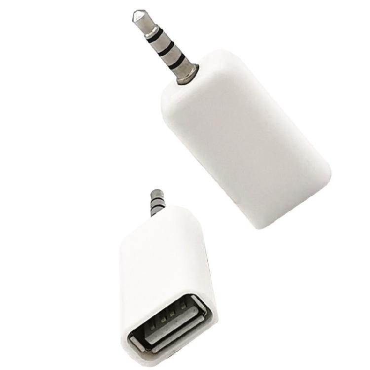 Audios To USB Converter Auxiliary to USB Adapter For Car Stereos Plugs and Play Car Accessory PVC Coated Audios Adapters