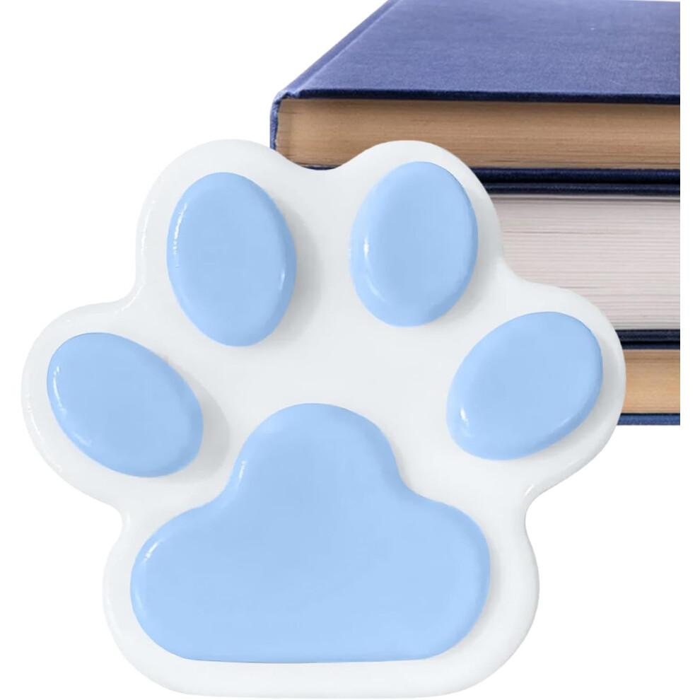 Squishy Cat Paws Squishy Toy 14x14 Cm Sky Blue Stress Relief Squeeze Toy Soft Cat Paw for Kids and Adults