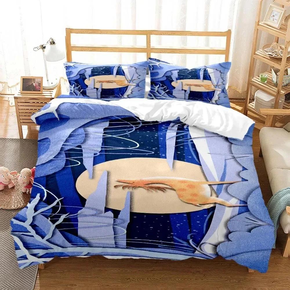Comforter Forest Deer Digital Bedding Set For Bedroom Soft Modern S Comefortable Kids And