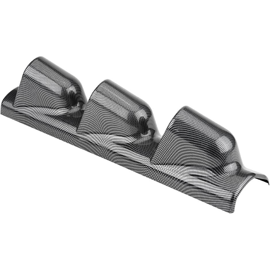 Universal Heavy Duty Racing Sport Meter Gauge Pillar Mount Pod Holder Bracket Gauge Holder (Three Hole)