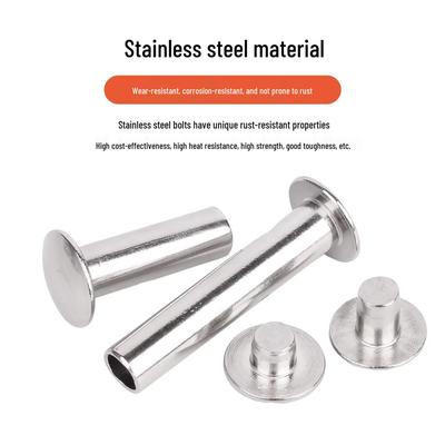 304 Stainless Steel Double-Sided Snap Rivet for Books and Albums