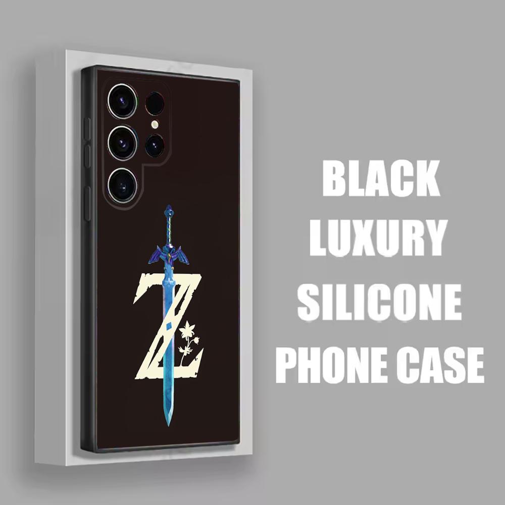 The Legend of Z-Zelda Phone Case For Samsung S25,S24,S21,S22,S23,S30,Ultra,S20,Plus,Fe,Lite,Note,10 Black Soft Shell