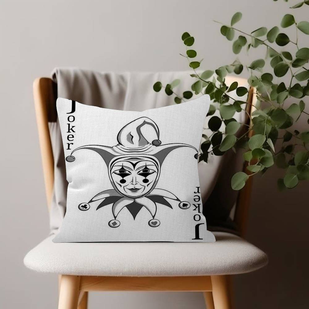 Vintage Poker Personalized Picture Text Home Decorative Pillows Household Gifts Xcm