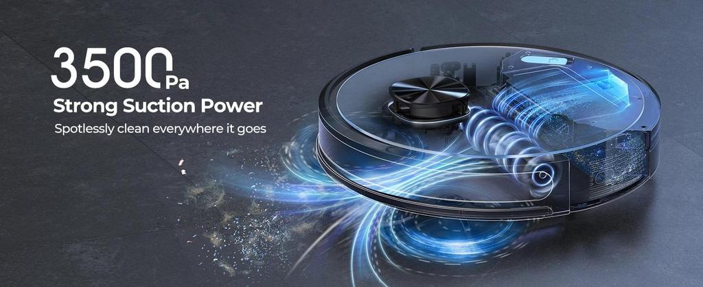 New Laresar L6 Nex Sweep Robot with 3500Pa Suction Self-Charging Cleaner High-Performance LiDAR Navigation Robot Vacuum for Home