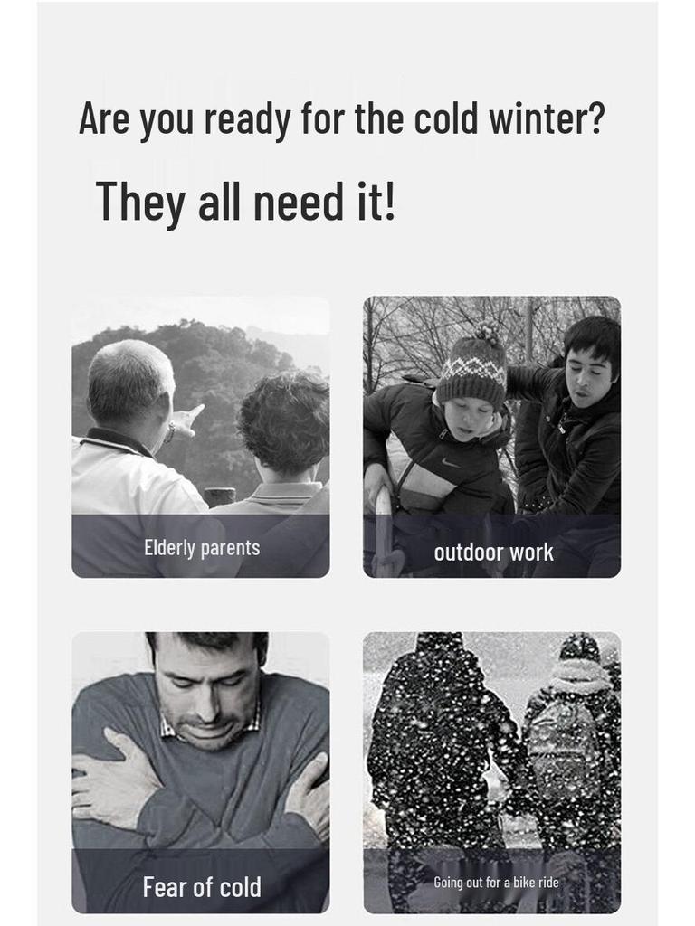 Men's Smart Heated Vest with USB - Thickened Electric Heating for Extra Warmth