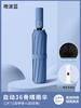 Automatic umbrella, enlarged reinforcement, sunscreen, both men and women, weather and rain, UV protection, reverse folding sun umbrella