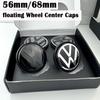 3B7601171 Floating Wheel Center Caps Hub Cover 4pcs 56mm 65mm For Volkswagen VW Golf 5 6 7 Passat B6 B7 B8 Tiguan Polo Jetta GTI zw9