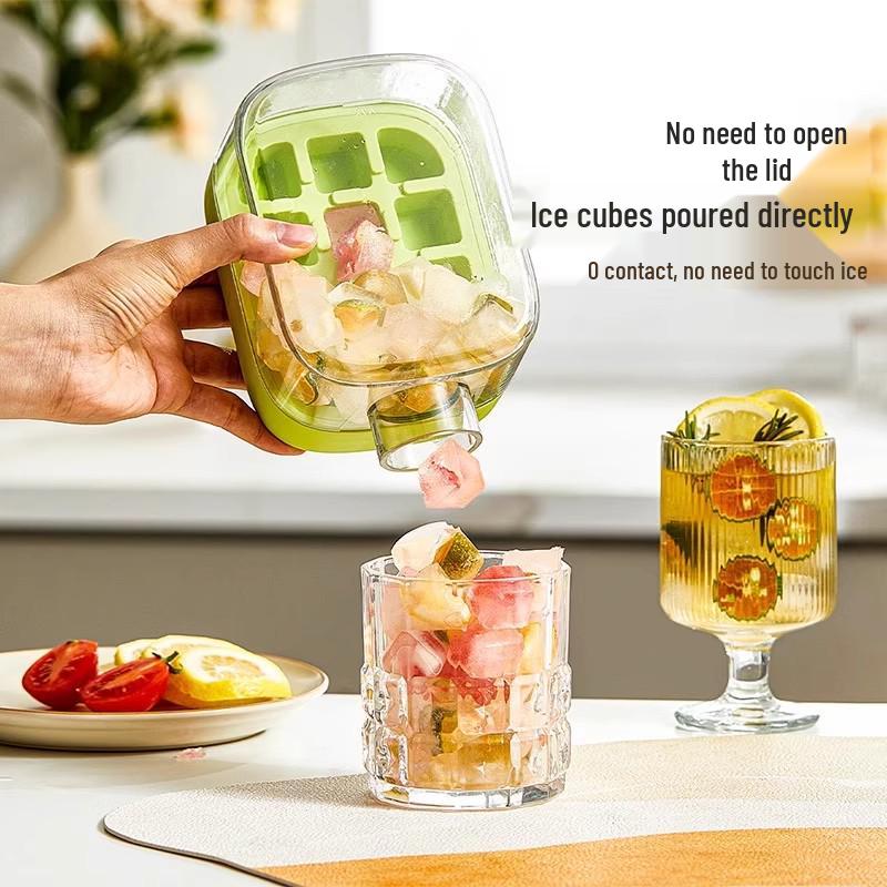 DIY Reusable Ice Cube Tray - Food Grade, Thickened Seal, Press Design for Kettle & Cup.