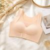 Front Closure Wireless Underwear Cross Back Women Support Brassiere Posture Corrector Bra  Fitness