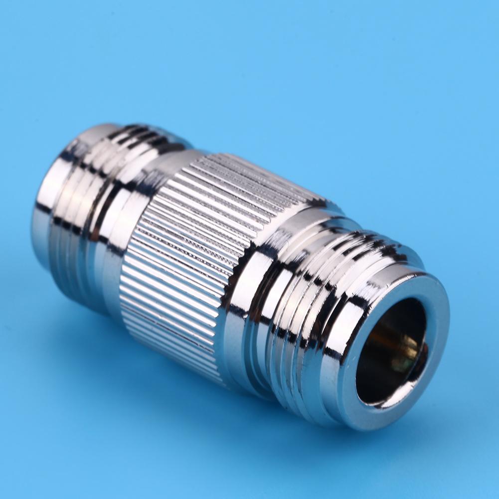 N Female To N Female Jack Adapter Coax Connector RF Coax Cable Adapter Connector for Ham Radio Antenna WiFi Antenna Router