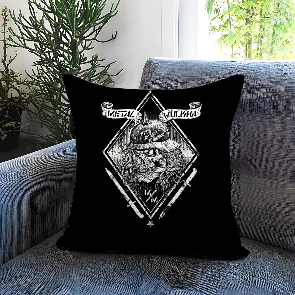 Motocross M-Metal MulishaS Cushion Cover Comfortable Reversible Pillow Cover Ideal for Car Sofa Bedroom & Beyond