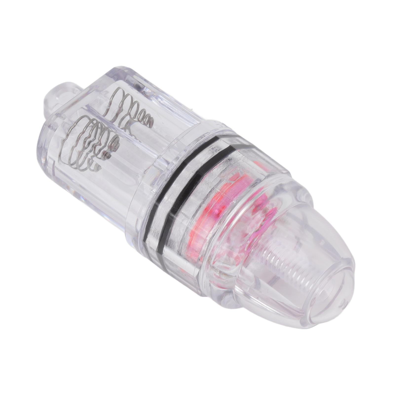 

Deep Drop Fishing Light Transparent Plastic AA Battery Powered LED Fishing Light for Trolling Sea Fr Red
