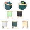 Standing Trash Can Trash Bin with Press Open Lid Neutralizes Odors Standard Garbage Bags Trash Can