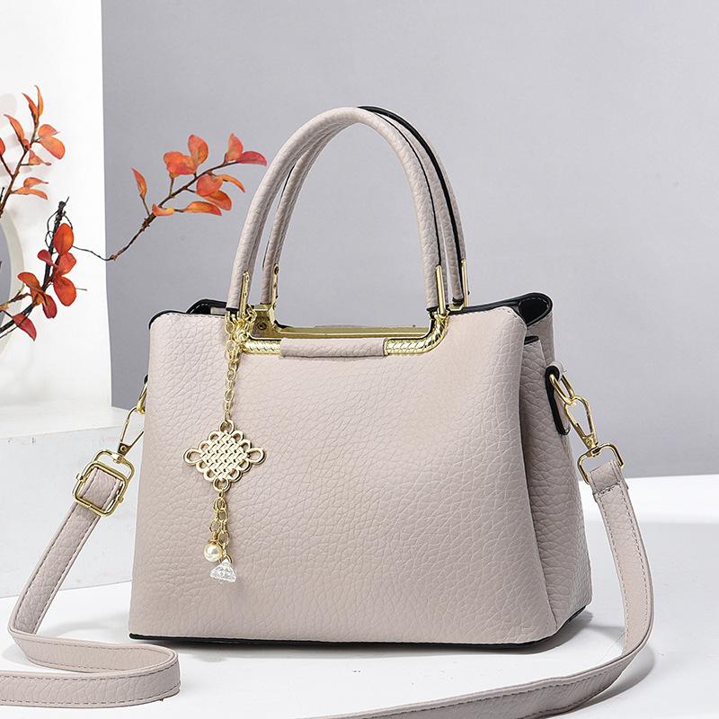 New Bag Women's Texture 2025 Fashion Handbag One Shoulder Oblique Span Bag Women