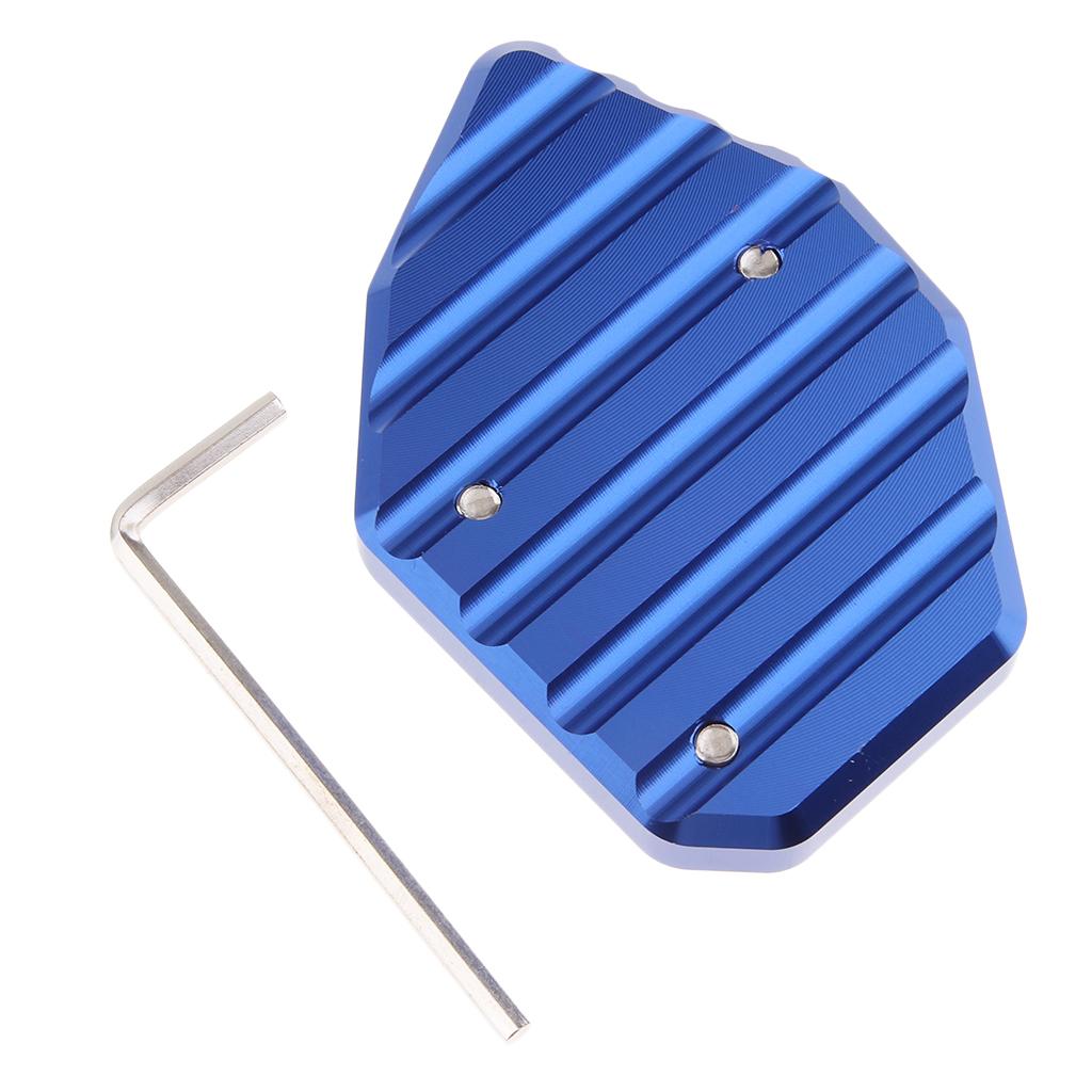 Kickstand Side Stand Extension Pad For CBR600RR 2007 2008 2009 2010 2011 2012 - Blue