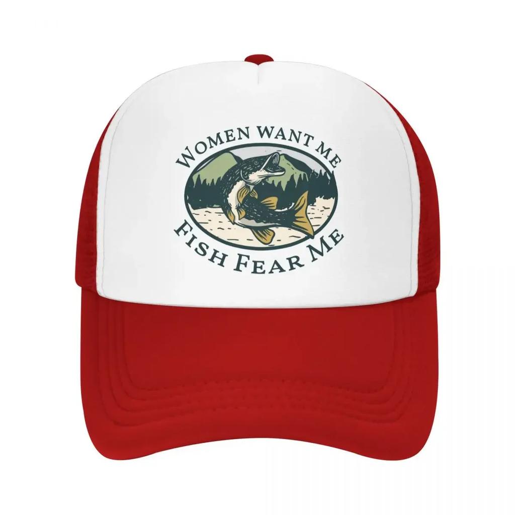 Custom Fashion Unisex Fishing FisherUnisex Quotes Trucker Hat Adult Adjustable Baseball Cap Women Unisex Outdoor Trucker Cap