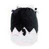 Marushin Sanrio Kuromi Mascot Blanket with Drawstring 70cm H X 100cm Winter Product 3245011900 Bag, Approx. W, Cute, Fluffy, Stylish, Warmer, Number
