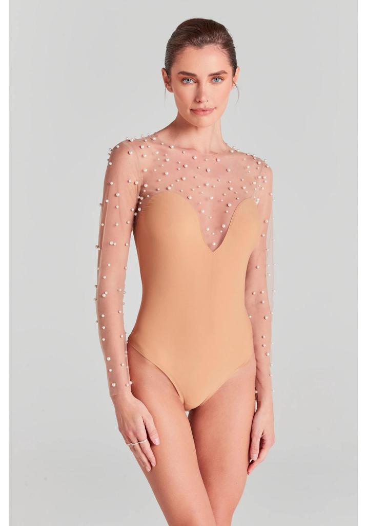 Weißer Perlenverzierte Jumpsuit Romper - Modisches Lässiges Zweiteiliges Set für Damen